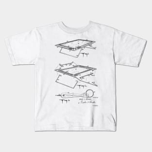 Trampoline Vintage Patent Hand Drawing Kids T-Shirt